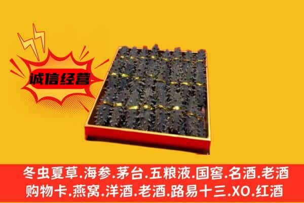 周口市淮阳回收海参